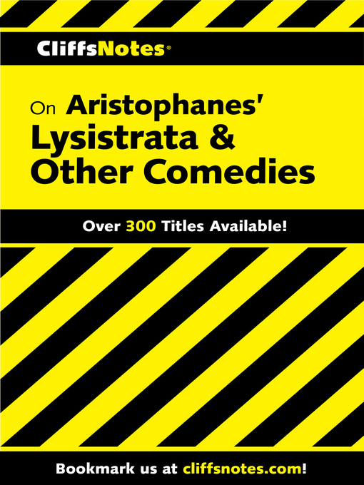 Title details for CliffsNotes on Aristophanes' Lysistrata & Other Comedies by Gary K Carey - Available